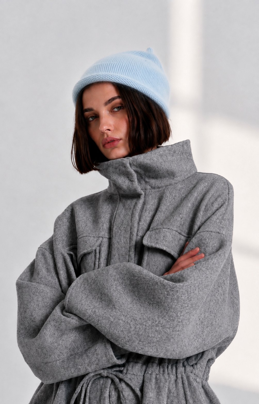 Generated model wearing the hat