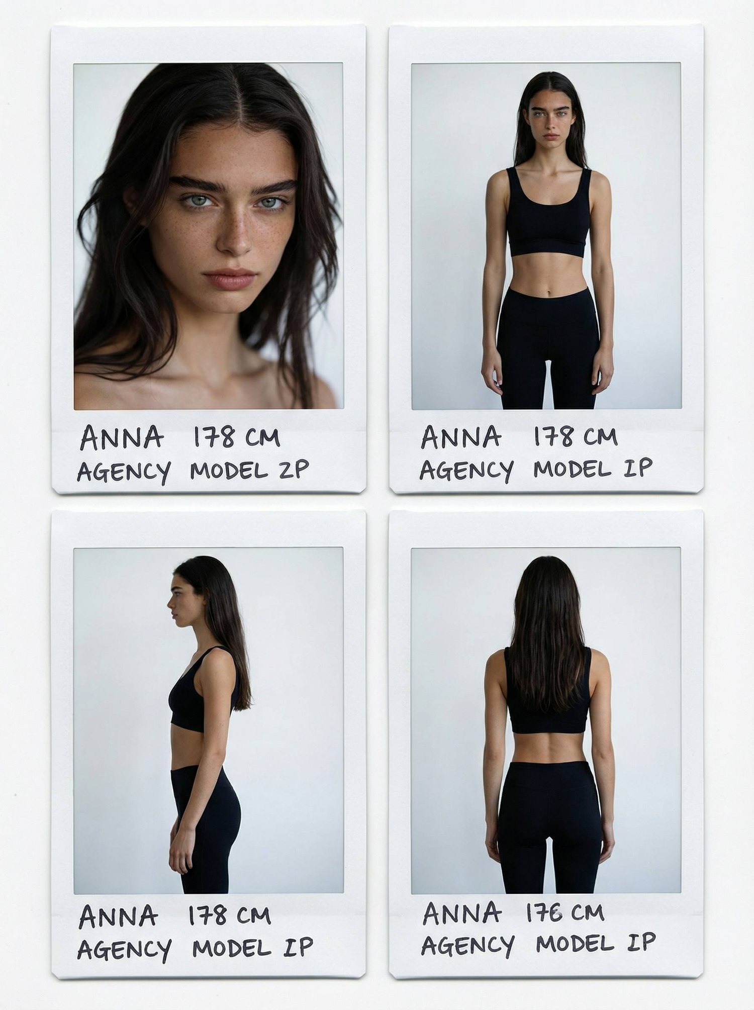 Casting polaroids, model 02